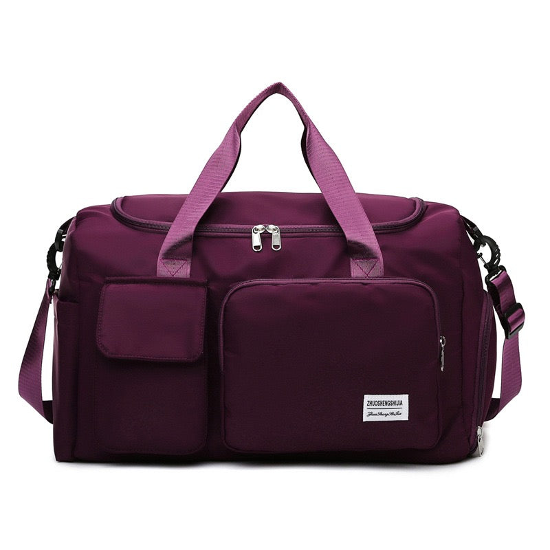 Travel Essentials | Multi-Pocket Gym Duffle Bag with Waterproof Design | Versatile Carrying for Organized Adventures