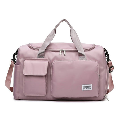 Travel Essentials | Multi-Pocket Gym Duffle Bag with Waterproof Design | Versatile Carrying for Organized Adventures