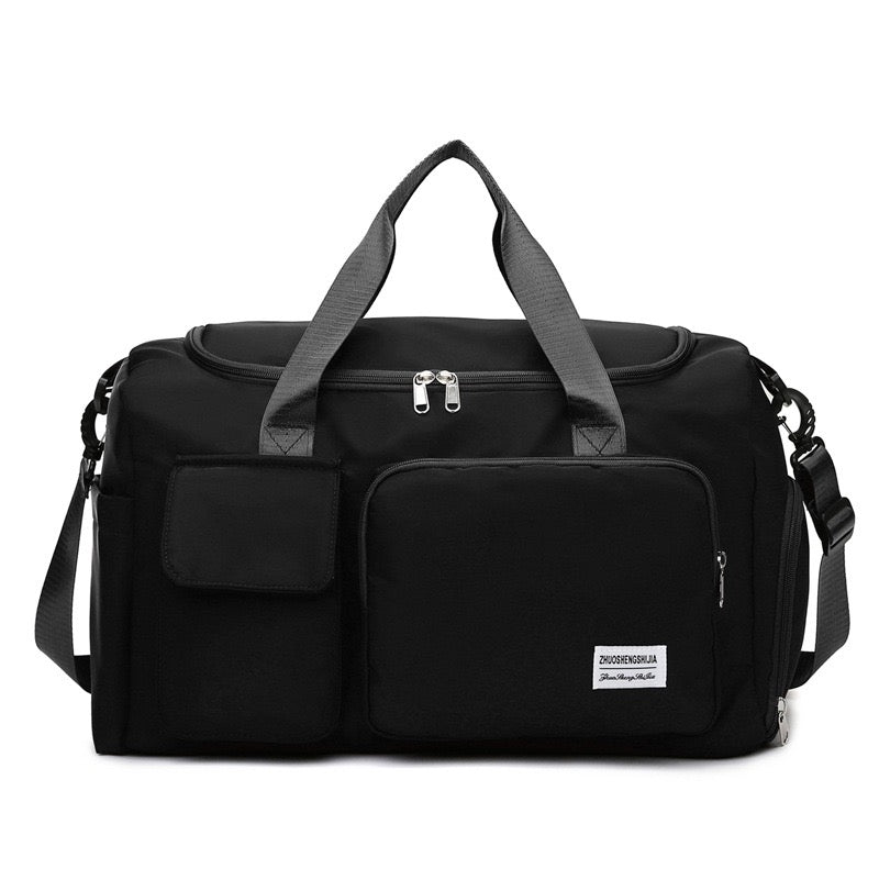 Travel Essentials | Multi-Pocket Gym Duffle Bag with Waterproof Design | Versatile Carrying for Organized Adventures