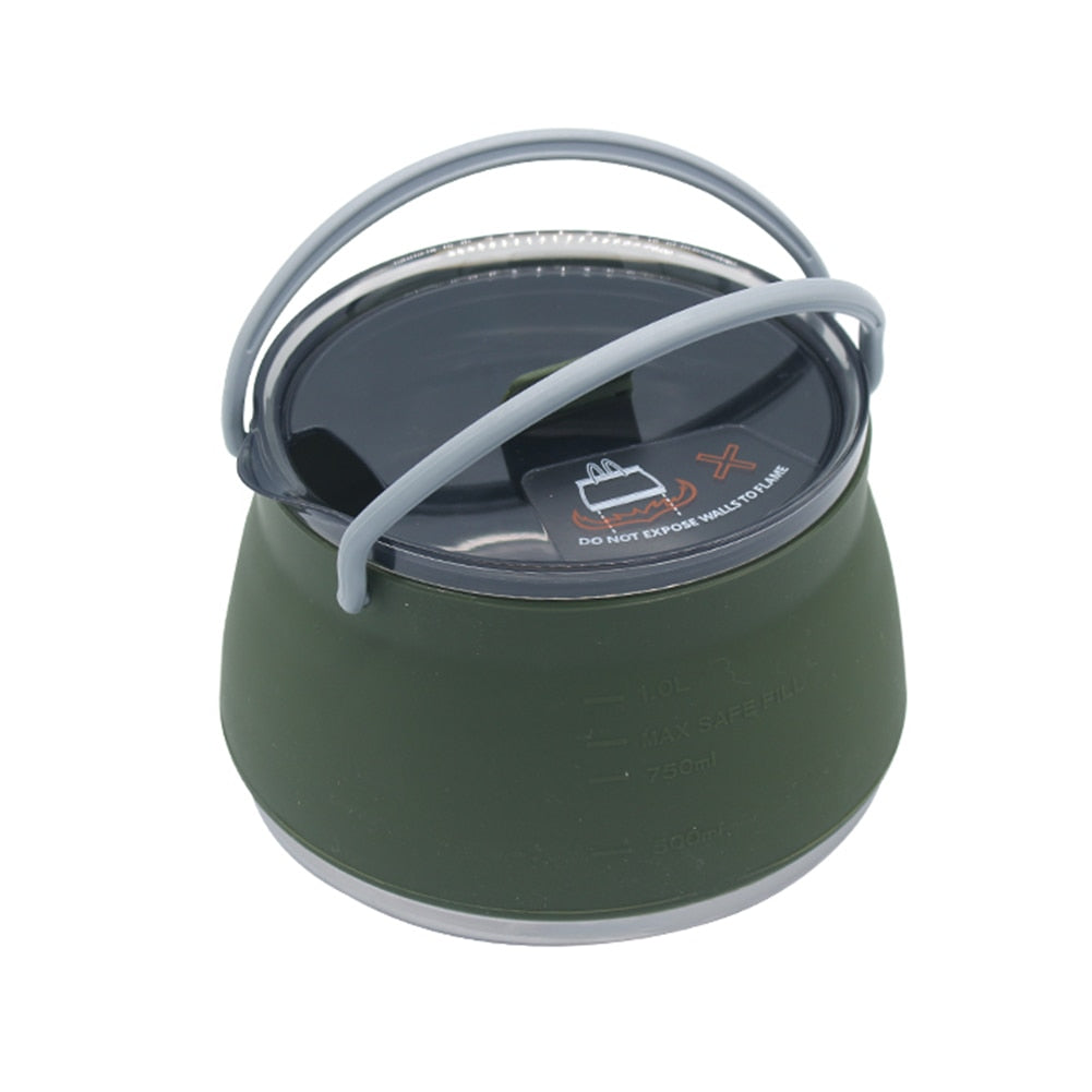 Travel Go | Multifunctional Collapsible Outdoor Kettle for Easy Boiling & Cooking
