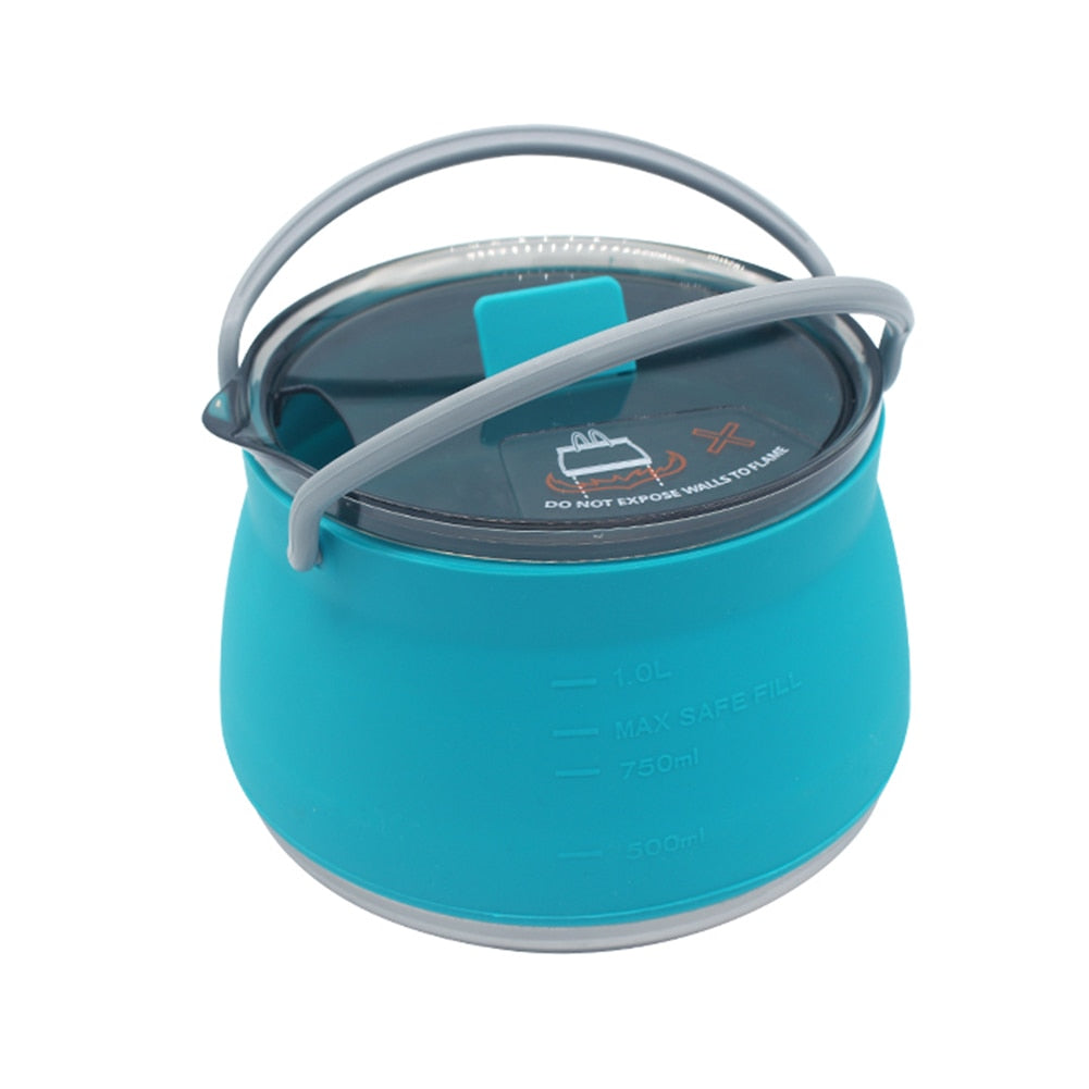Travel Go | Multifunctional Collapsible Outdoor Kettle for Easy Boiling & Cooking