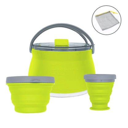 Travel Go | Multifunctional Collapsible Outdoor Kettle for Easy Boiling & Cooking