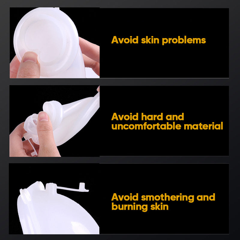 Travel Urinal System | Silicone Collector with Padded Rim & 1000ml Capacity for Comfortable Use