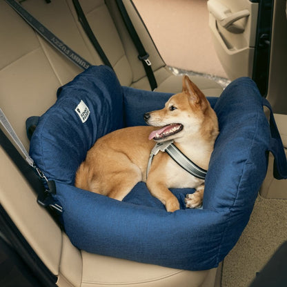 Travelpup | Dog Seat Bed with Adjustable Safety Straps | Comfortable and Secure Car Rides