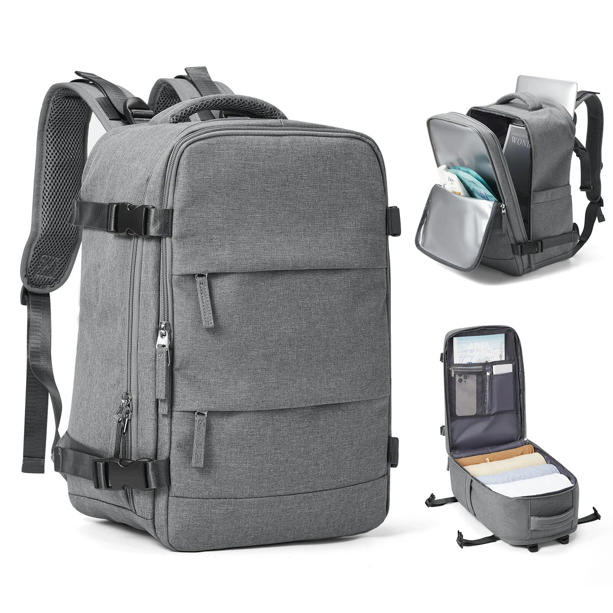 Trekvora | Travel Backpack with Waterproof Design & Laptop Compartment | Versatile Storage for Active Lifestyles