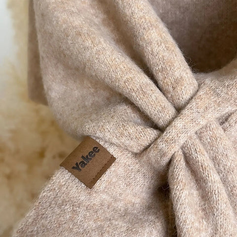 Triluna Shawl Cape - Soft Knitted Microfiber, Lightweight Triangle Design