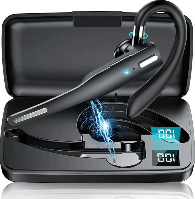 Wireless Headset Bluetooth 5.1 with Mic, Noise Cancelling Bluetooth Headset 20 to 25 Hour Talk Time, Phone Headset