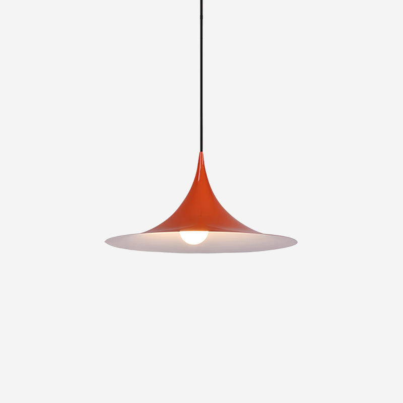 Metal Dome Drop Ceiling Fixture for Kitchen Island & Dining Table – Cord-Adjustable Contemporary Hanging Light with E26 Socket in Black, Whi
