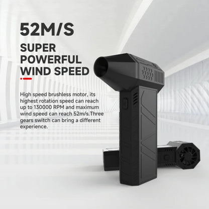 Turbo Fan | Compact Mini Jet Fan with High-Speed Motor for Versatile Use