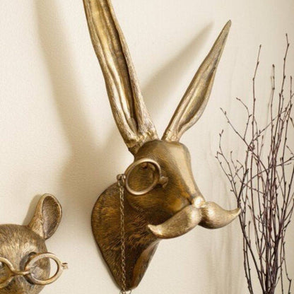 Décoration murale Tête d'animal 3D Faune pour la maison