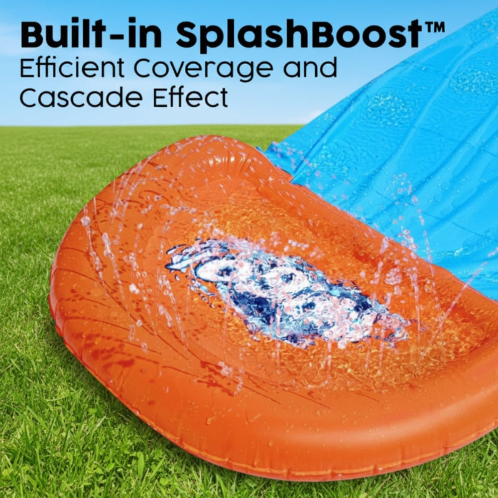 Ultimate Inflatable Water Slide | PVC Design with Integrated Water Mist System for Backyard Fun