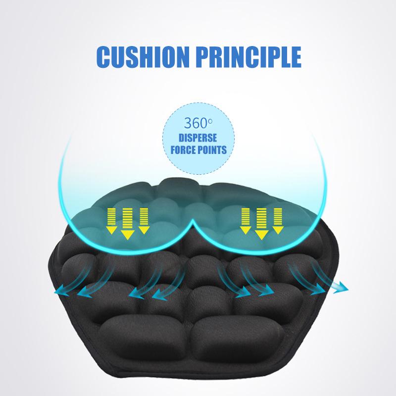 Ortekor Ultimate Motorcycle 3D Cushion with Air Flow Technology | Enhanced Comfort for Long Rides