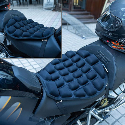 Ortekor Ultimate Motorcycle 3D Cushion with Air Flow Technology | Enhanced Comfort for Long Rides