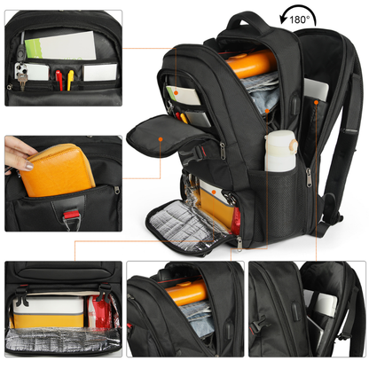 Ultimate Travel Backpack | Large Insulated Compartment & Laptop Organizer for Convenience