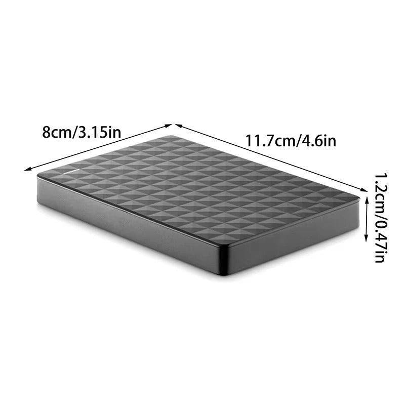 8TB Portable External Hard Drive USB 3.0 High-Speed Data Transfer Slim Lightweight Design for Laptops Desktops Photo Video Backup Storage