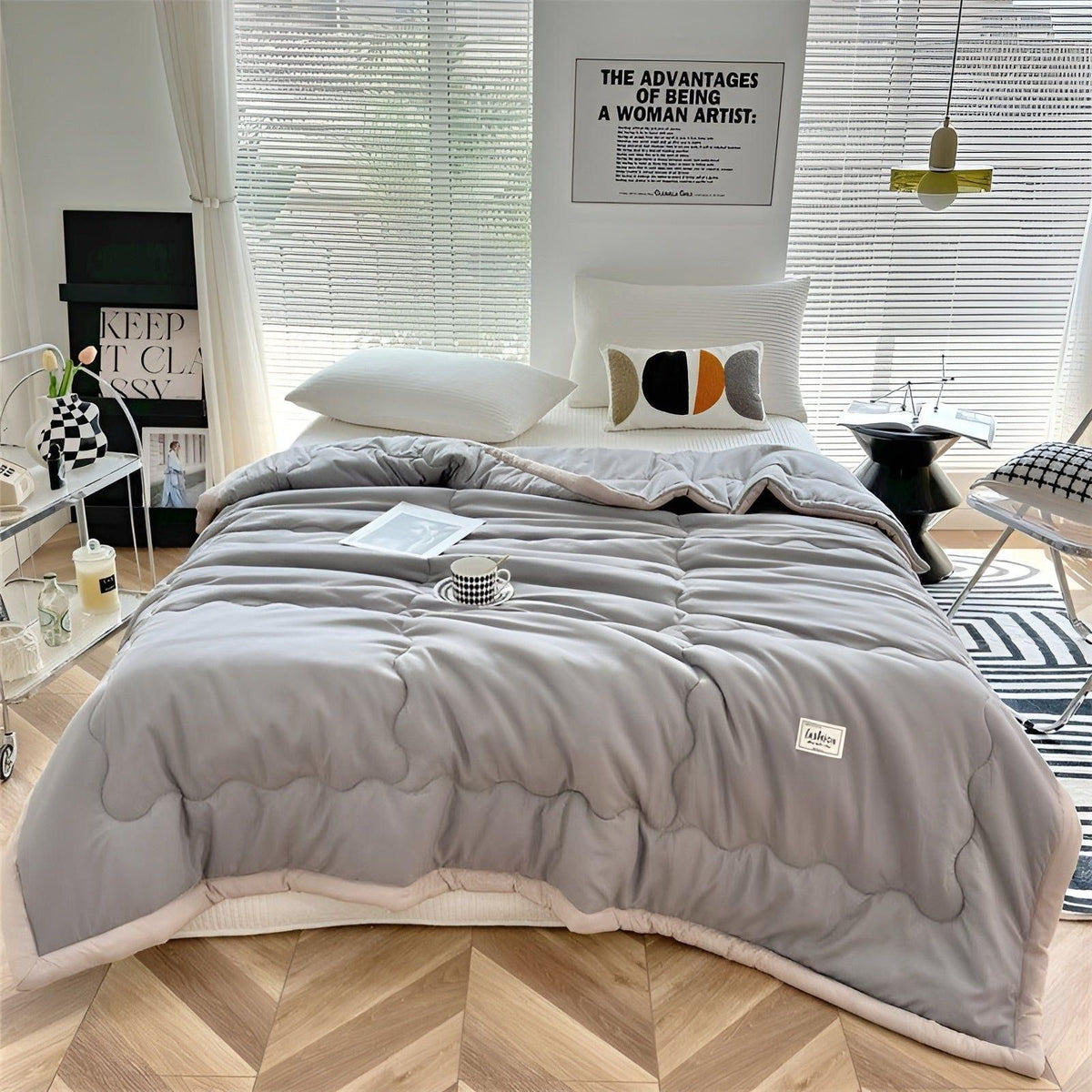 Lightweight Summer Comforter – Breathable Cooling Duvet in Four Shades