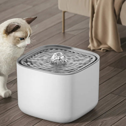 Ultra-Quiet 3L Pet Water Fountain with Adjustable Flow | Cat & Dog Drinking Solution for Healthy Hydration