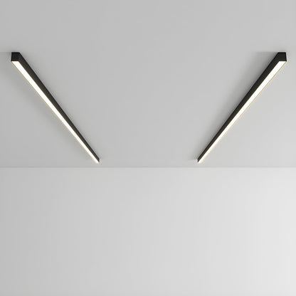 Ultra-Slim Linear LED Ceiling Light for Modern Kitchens & Offices – Flush Mount 2-4 Foot Bar Fixture