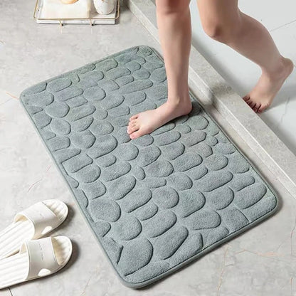 Tapis de bain ultra-doux à séchage rapide et antidérapant – Tapis de salle de bain moelleux pour un confort et une sécurité optimaux, lavable en machine