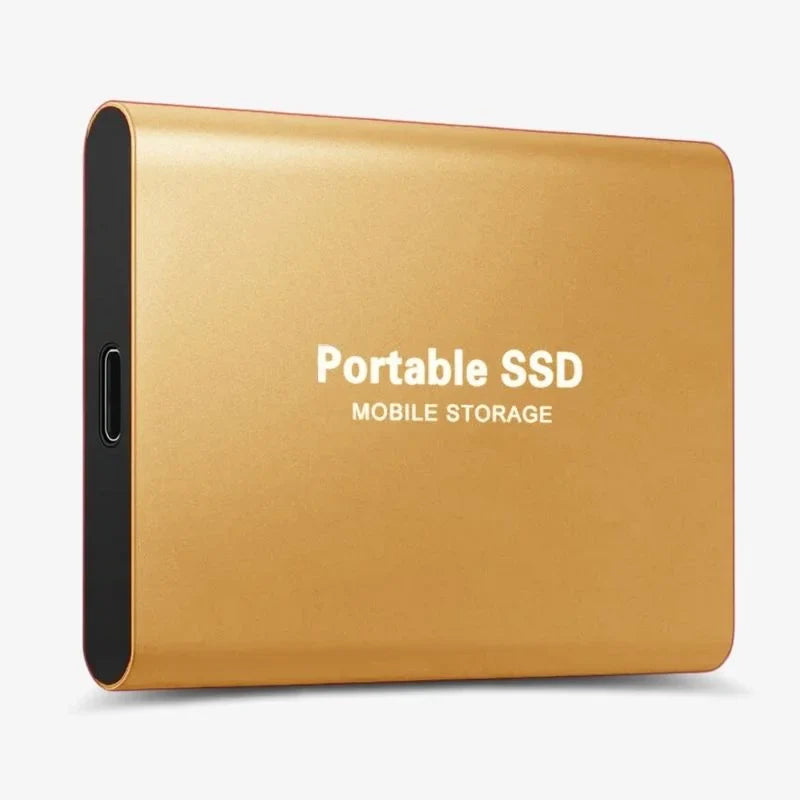 Portable SSD External Hard Drive 1TB 2TB 4TB 8TB 16TB 30TB USB-C Solid State Storage for Laptop PC Mac Gaming Console Fast Data Transfer