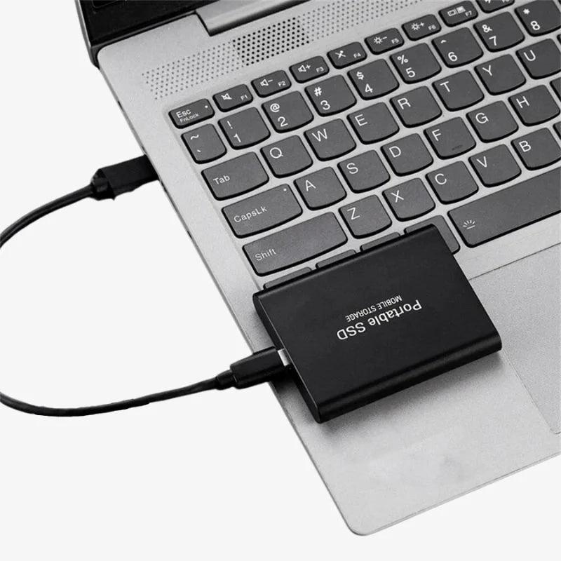 Portable External Solid State Drive SSD High Speed USB-C Storage for PC Mac Laptop Tablet Gaming Console Smartphone Photo Video Backup 1TB