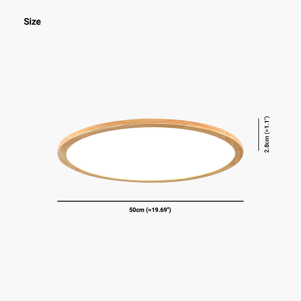 Rectangle LED Overhead Light 47×32 Inch Wood Frame Dimmable Remote 3-Color Temperature Dining Room Bedroom Hall Low Profile Fixture Modern S