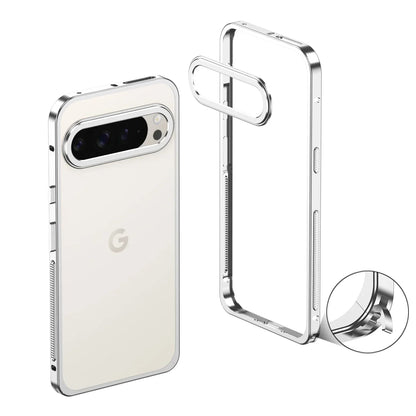 Metal Phone Bumper Case for Google Pixel with Cooling Vents & Camera Protector – Shock-Absorbing Aluminum Frame for Pixel 8, 9, 10, 11