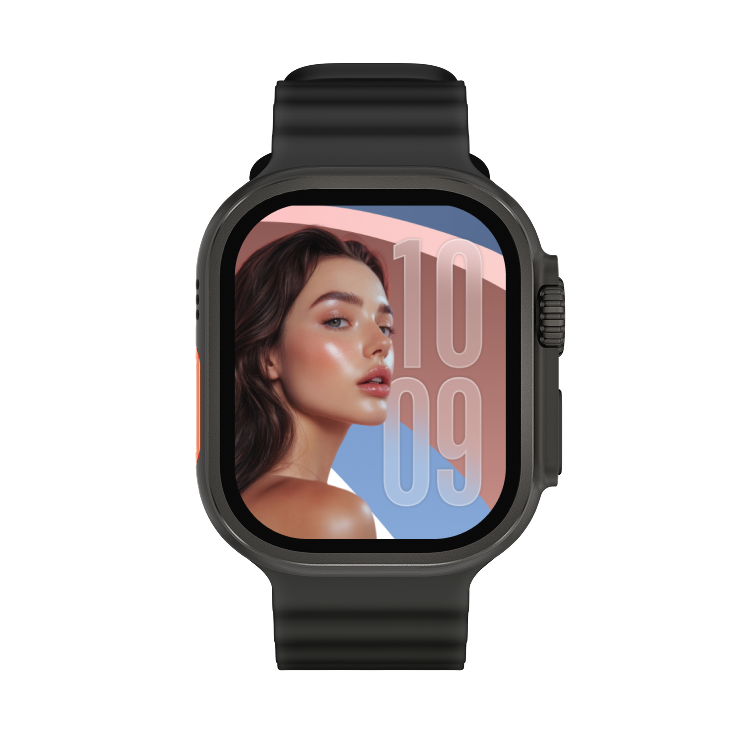 Montre intelligente pour Android avec appels Bluetooth, montre connectée de fitness avec écran AMOLED, suivi du rythme cardiaque et du sommeil