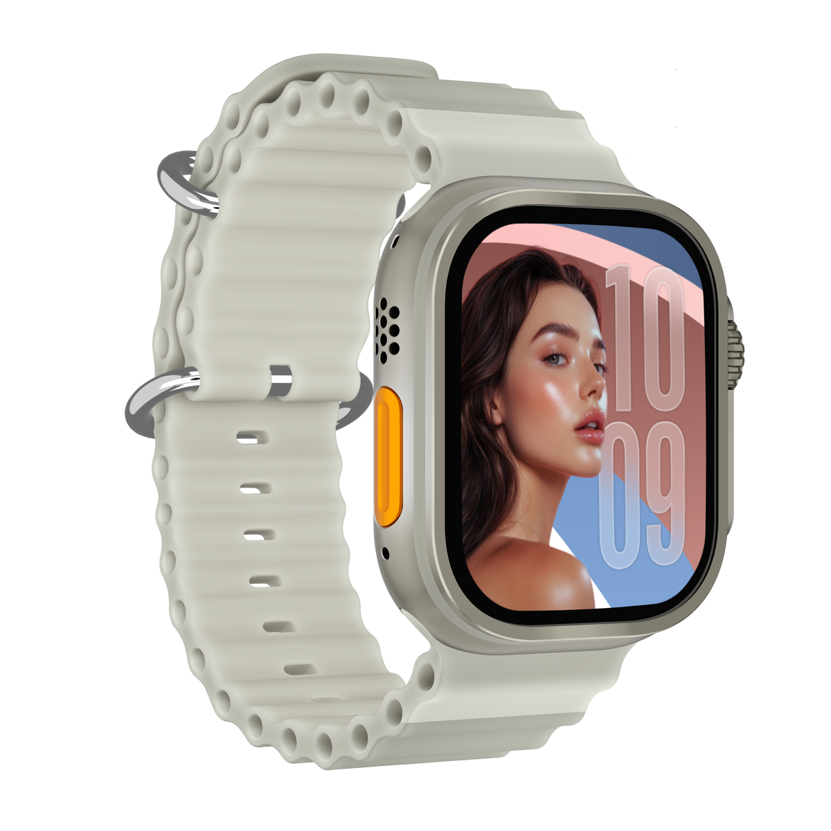 Montre intelligente pour Android avec appels Bluetooth, montre connectée de fitness avec écran AMOLED, suivi du rythme cardiaque et du sommeil