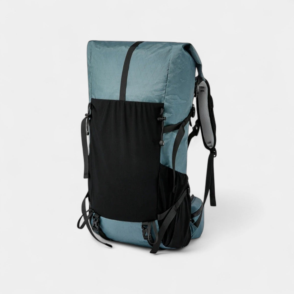 Sac à dos de voyage ultraléger de 50 L avec fermeture par enroulement | Résistant à l'eau et durable pour les aventures en randonnée