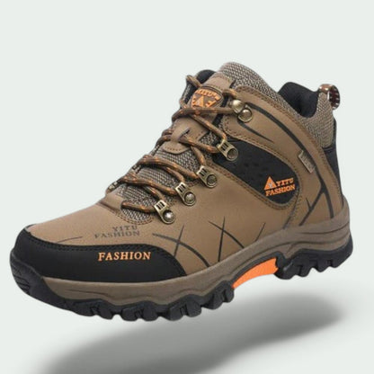 Chaussures de randonnée pour homme avec soutien de la voûte plantaire et tige imperméable pour la marche en sentier et les aventures en plein air