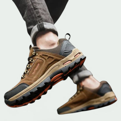 Chaussures de randonnée pour homme avec soutien de la voûte plantaire et tige imperméable pour la marche en sentier et les aventures en plein air