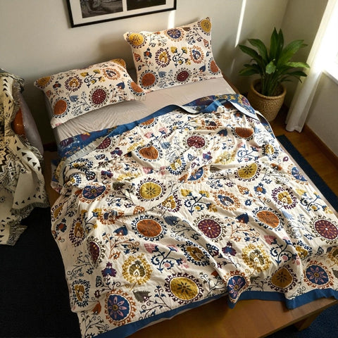 Breeze Coverlet - 100% Cotton, Lightweight Breathable Design