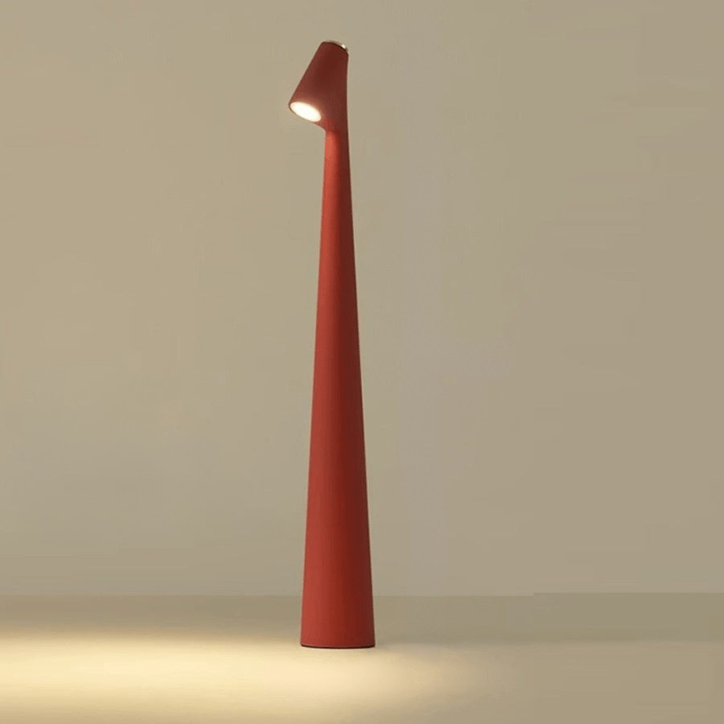 Rechargeable LED Accent Lamp Metal Cordless Indoor Outdoor Portable Lighting 5.5 x 17.7 Inches Battery Operated Tabletop Illumination for Pa