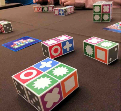 Pattern Matching Block Game for Kids – Educational Puzzle with 20 Blocks & 60 Challenge Cards for Ages 3+