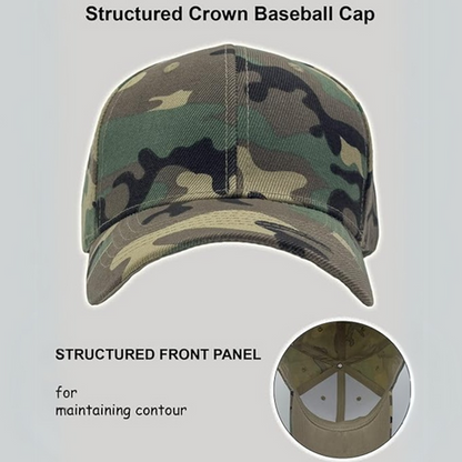 Baseball Caps for Outdoor Sports, Adjustable Baseball Cap with Structured Design, Outdoor Cap for Everyday Casual Wear