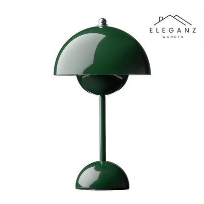 Lampe de bureau champignon sans fil avec variateur à 3 niveaux – Veilleuse LED rechargeable pour chambre, bureau et salon – 29,5 cm de hauteur