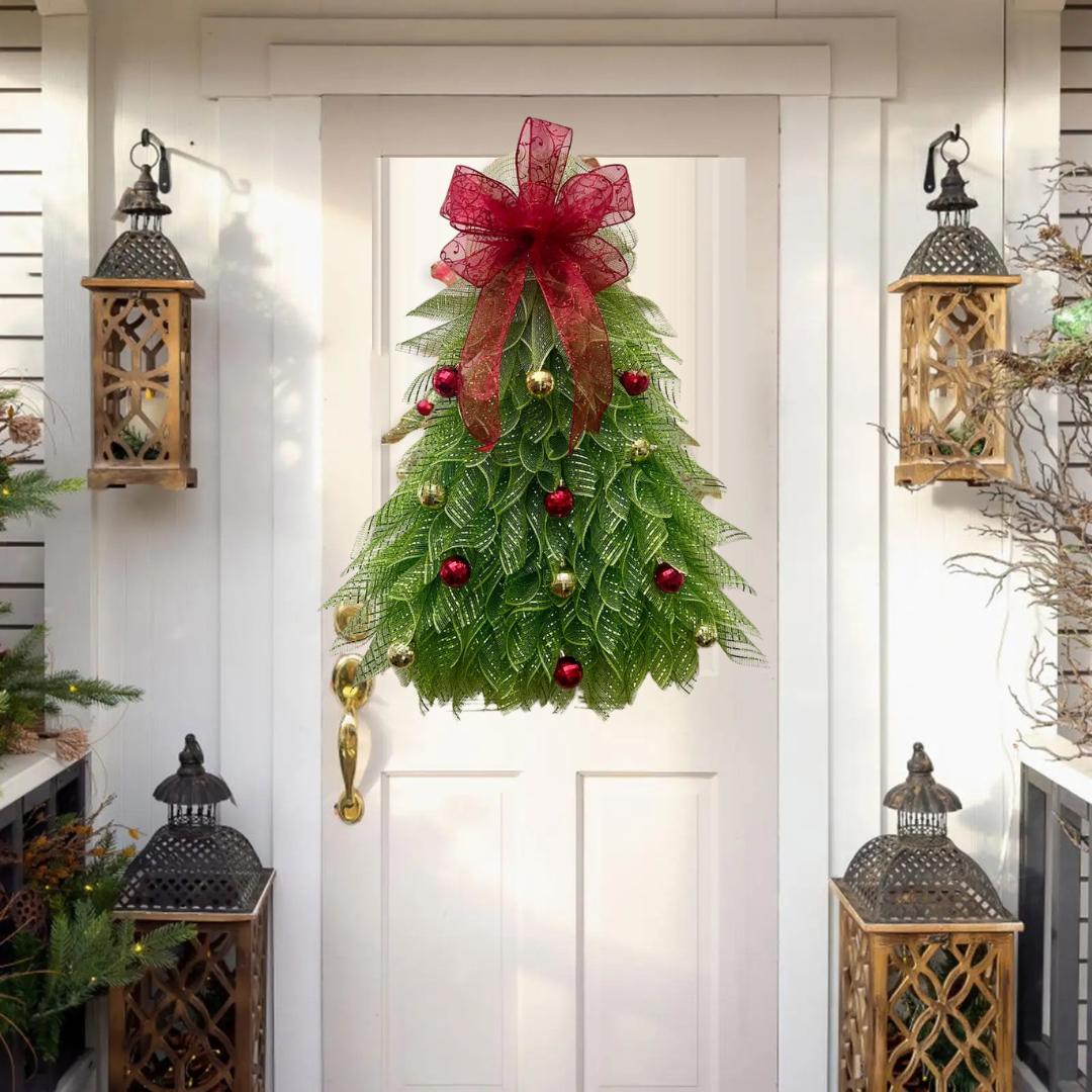 MERRYLOOP – Décoration de couronne de Noël pour un dressage de table joyeux