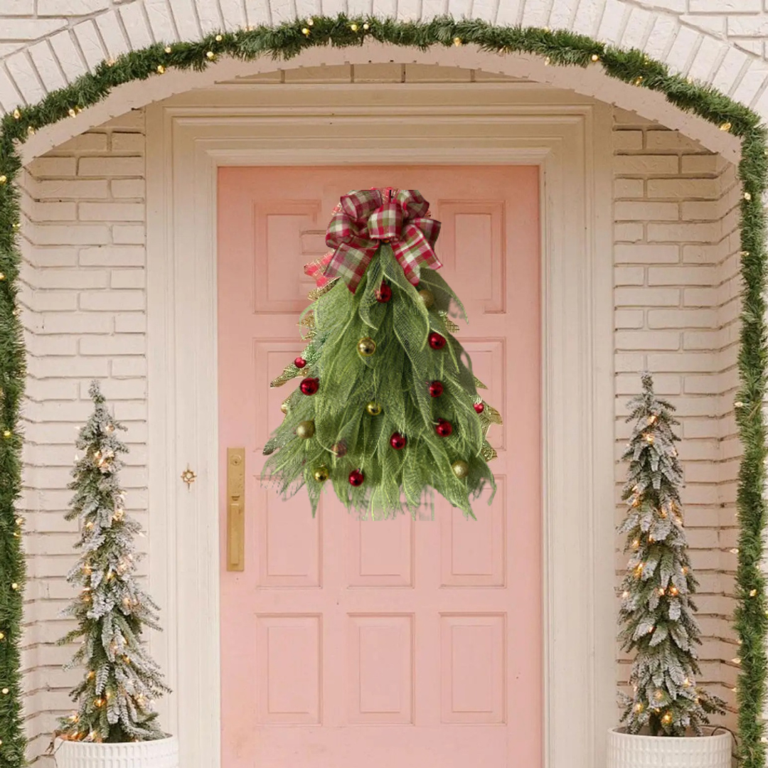 MERRYLOOP – Décoration de couronne de Noël pour un dressage de table joyeux