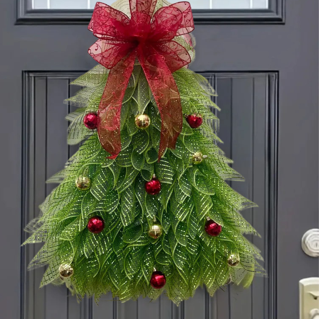 MERRYLOOP – Décoration de couronne de Noël pour un dressage de table joyeux