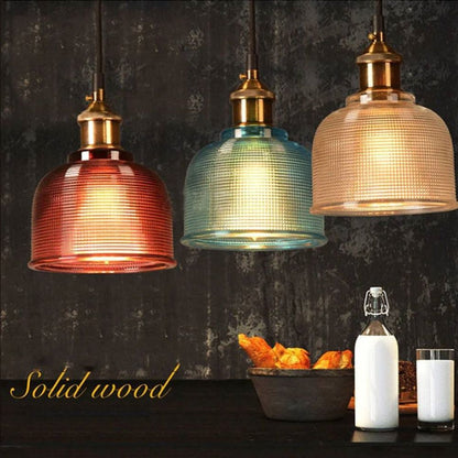 Suspension classique en verre, style traditionnel