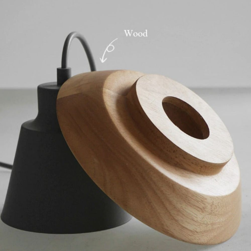 Plafonnier Rustique en Bois