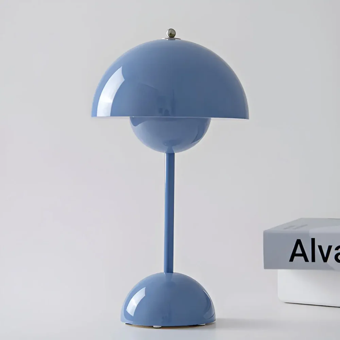 Cordless LED Table Lamp with Touch Control and Adjustable Color Temperature for Bedroom, Living Room & Patio
