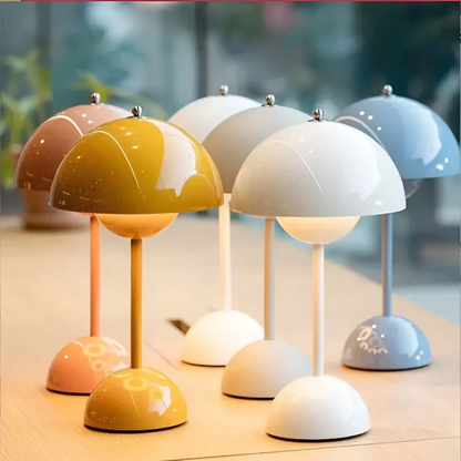 Cordless LED Table Lamp with Touch Control and Adjustable Color Temperature for Bedroom, Living Room & Patio