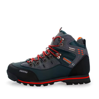 Men's Waterproof Hiking Boots with Non-Slip Rubber Sole – Mid-Ankle Trekking Shoes for Winter Trail Walking, Outdoor Adventures & Mountain