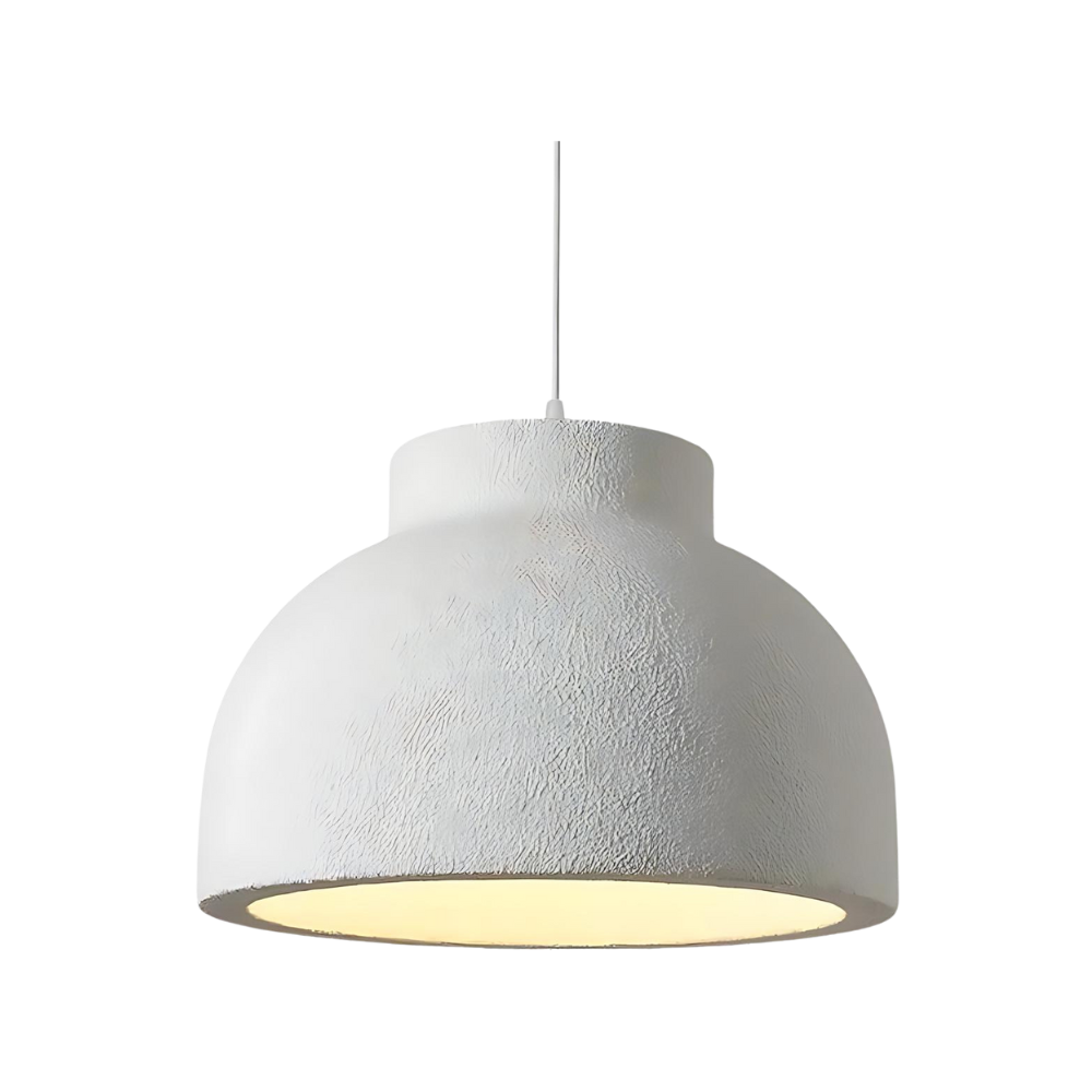 Plafonnier dôme 15 ou 23 pouces avec abat-jour en polystyrène blanc pour salle à manger, îlot de cuisine, chambre à coucher, cordon réglable, culot E26, mini moderne