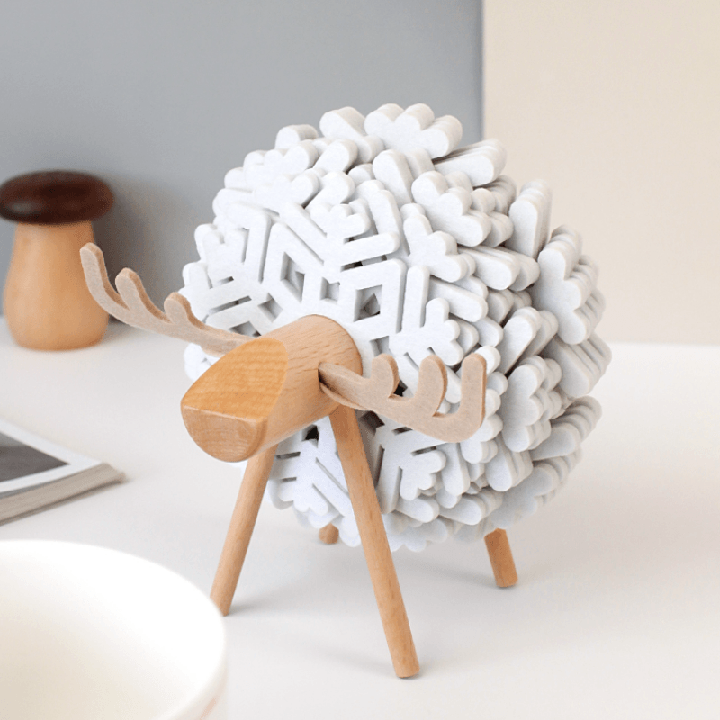 Alma Elk 12-Piece Coaster Set