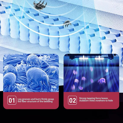 Upholstery & Mattress Cleaner with UV Sterilization & Powerful Suction | Cordless Design for Deep Cleaning