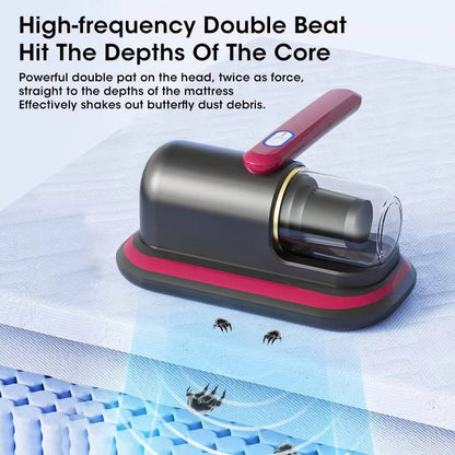 Upholstery Cleaner, Couch Cleaner with UV Light, Mattress Cleaner Handheld Cordless Vacuum for Dust and Allergens