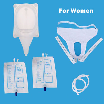 Portable Silicone Urinal Device for Adults — Unisex Travel Relief Solution with Adjustable Waist Strap for Camping, Road Trips & Emergencies